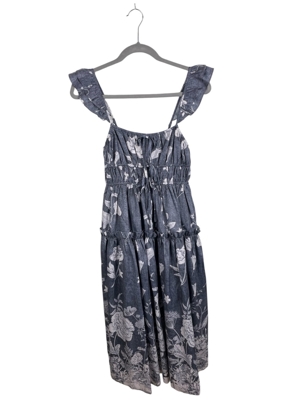 En Saison Sydney Floral Tiered Midi Sundress Size Small Cottagecore Boho Prairie